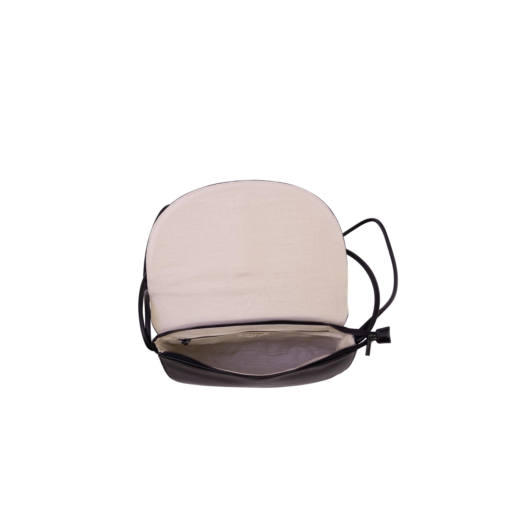 Kabelka přes rameno SOMA half moon černá_1