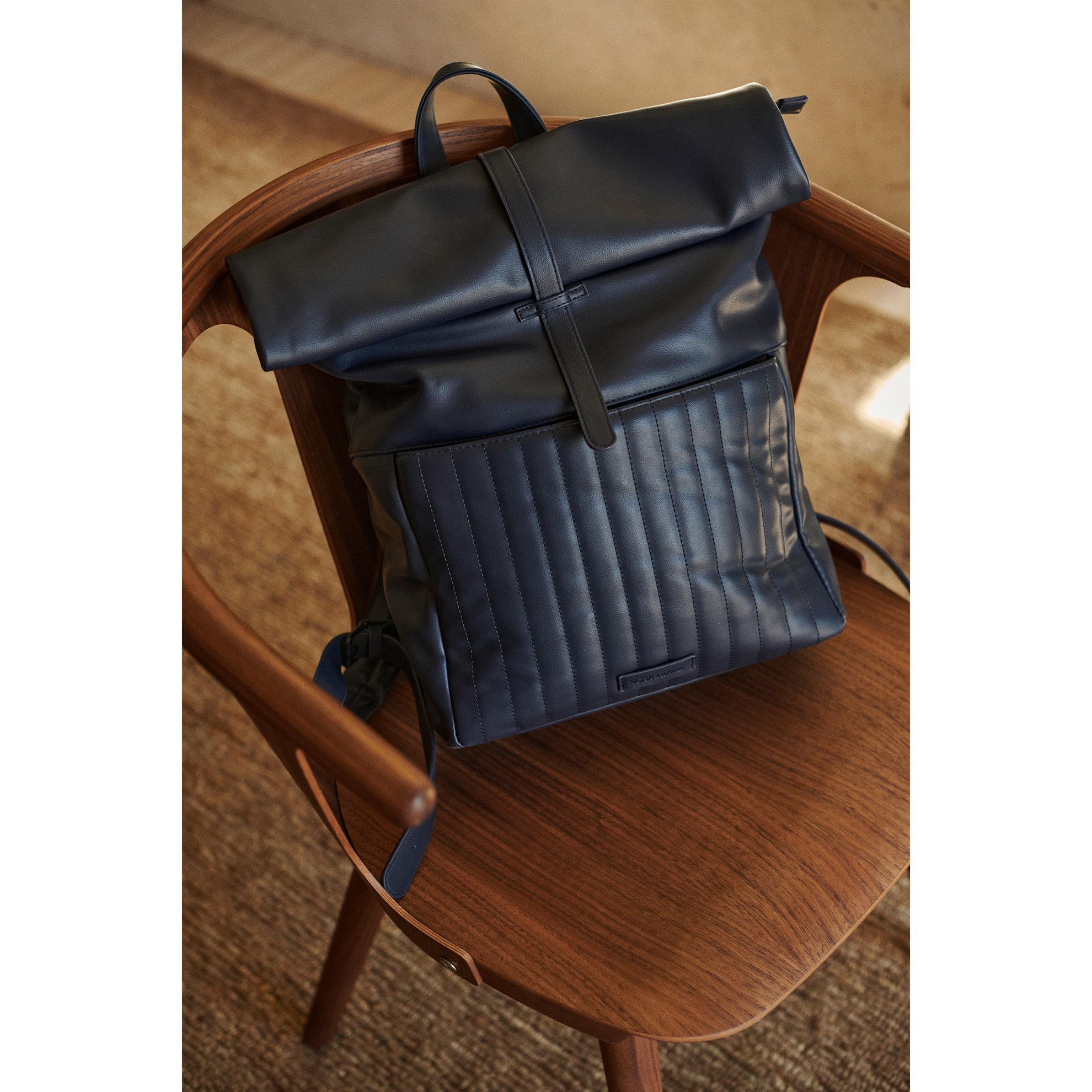 Batoh HERB s prošíváním Monk & Anna modročerný_4