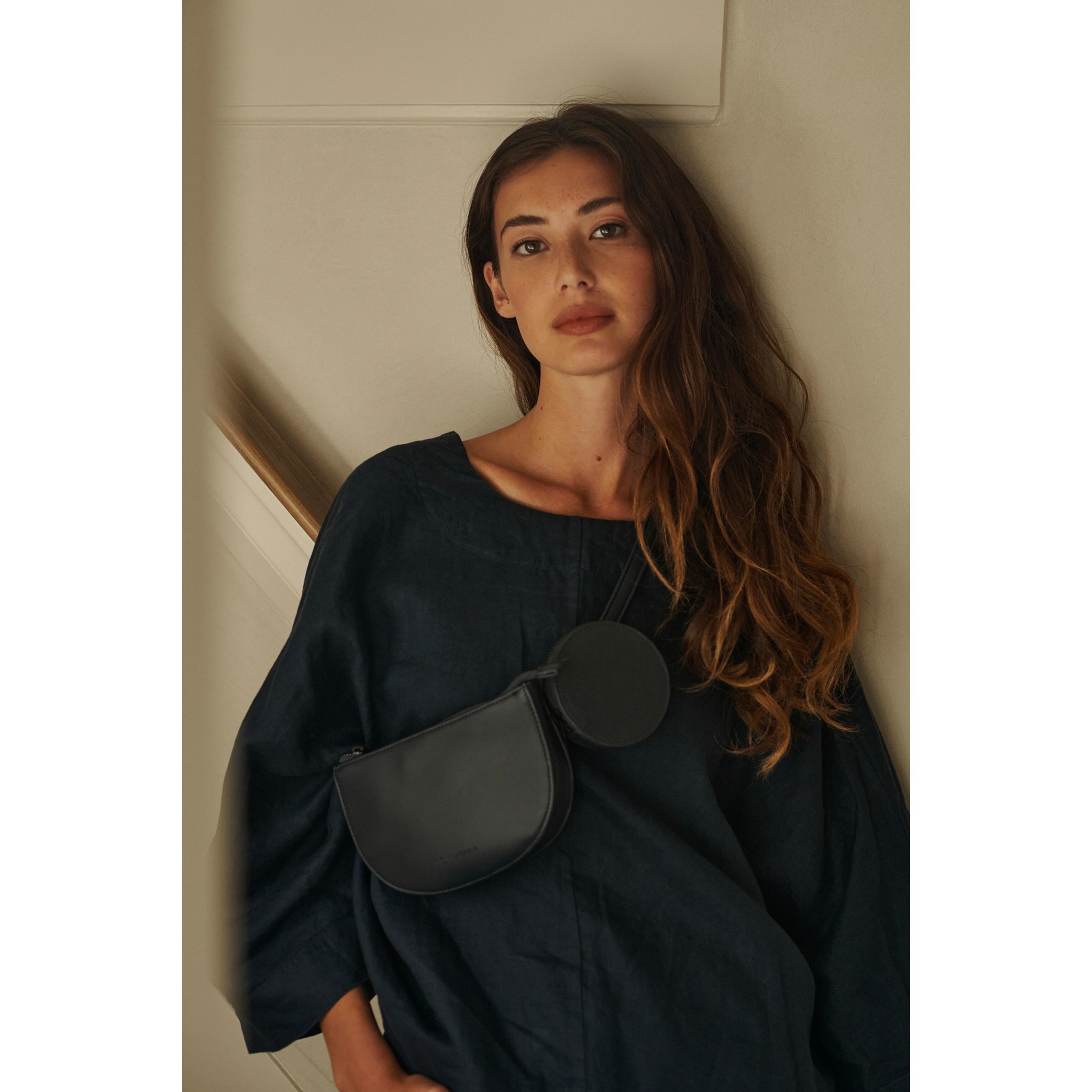 Kabelka /ledvinka s peněženkou Monk & Anna TOHO midnight_2