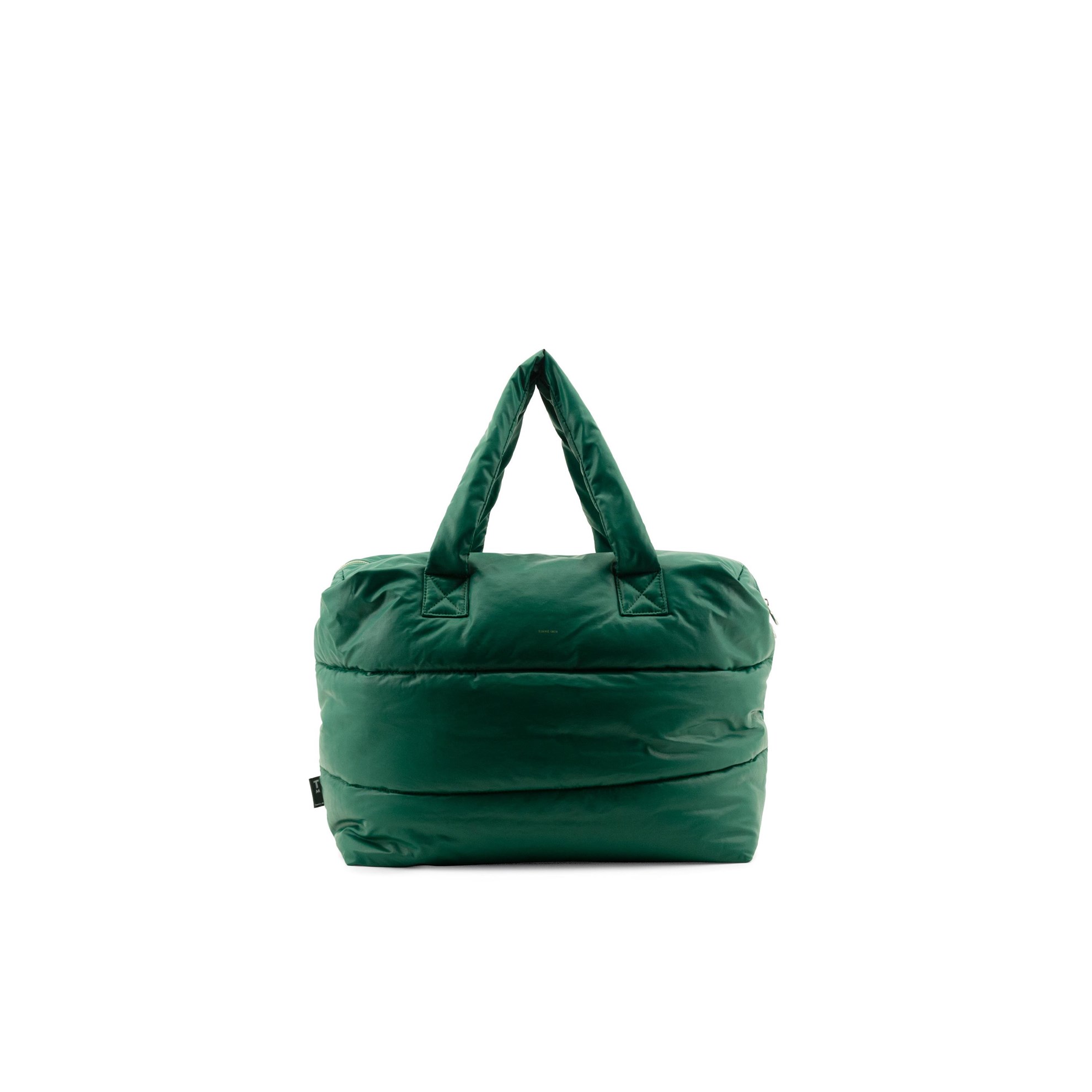Velká prošívaná taška CAMILL Tinne+Mia z um. kůže zelená_1