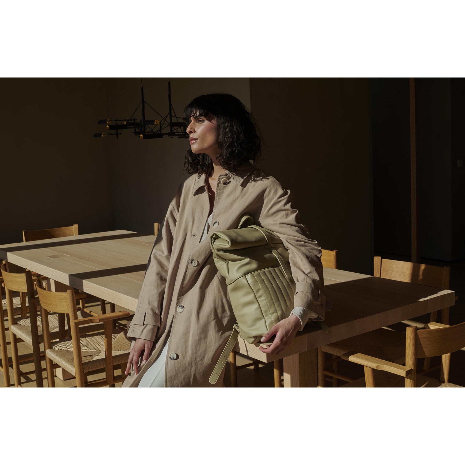 Monk & Anna Herb backpack // grain pistachio_0