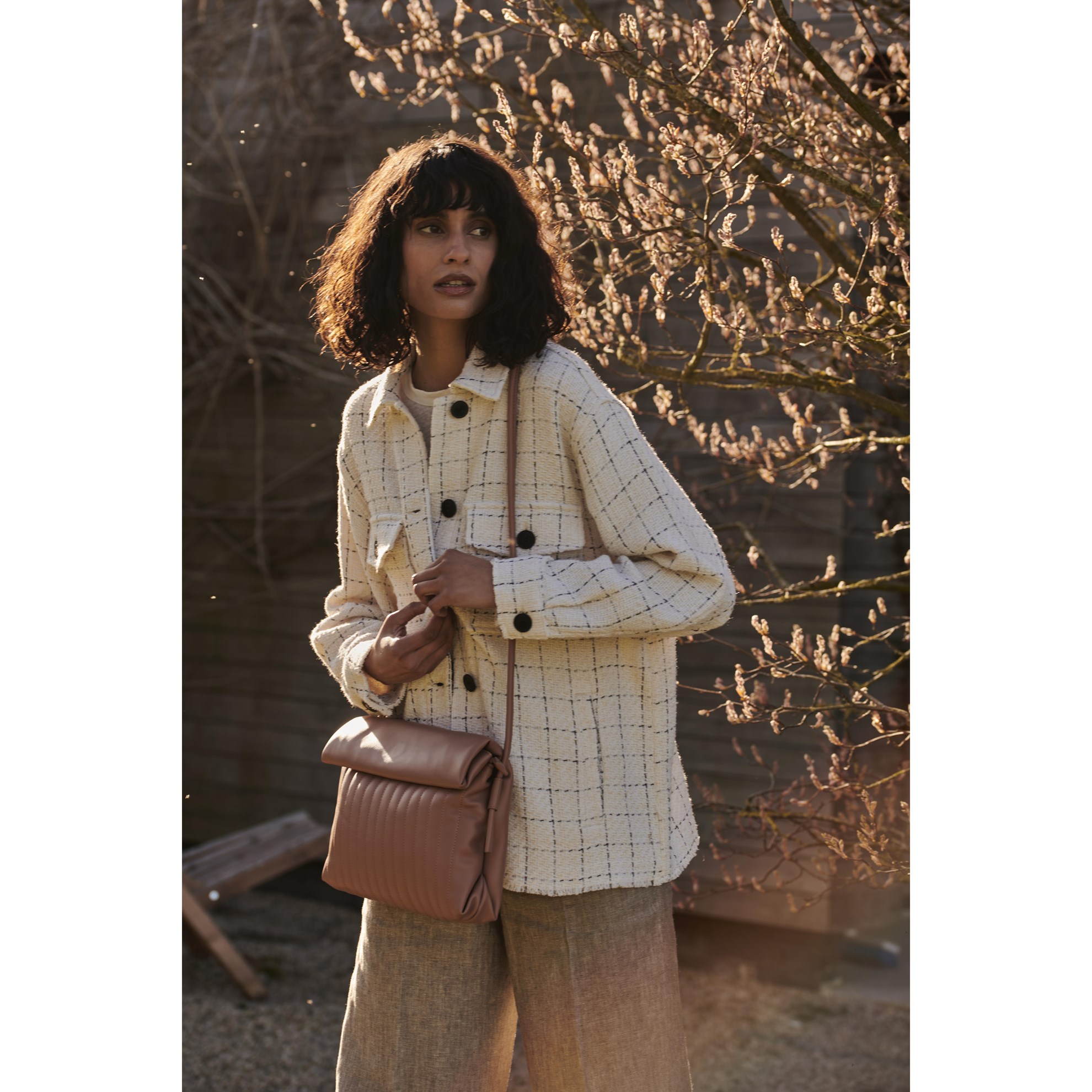 Monk & Anna Kitaro shoulder bag // grain nougat_0