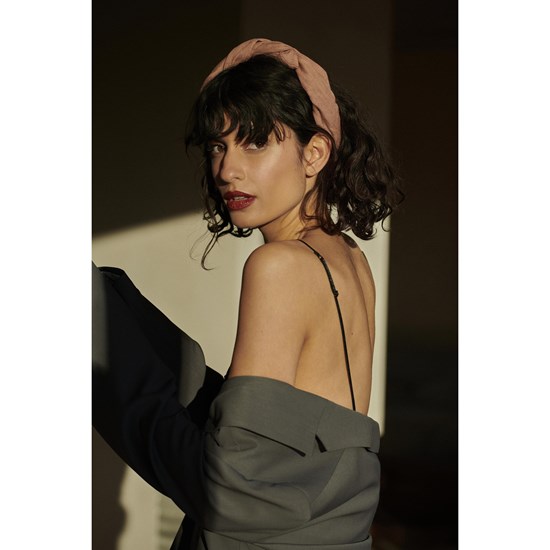 Monk & Anna headband // linen nougat_0