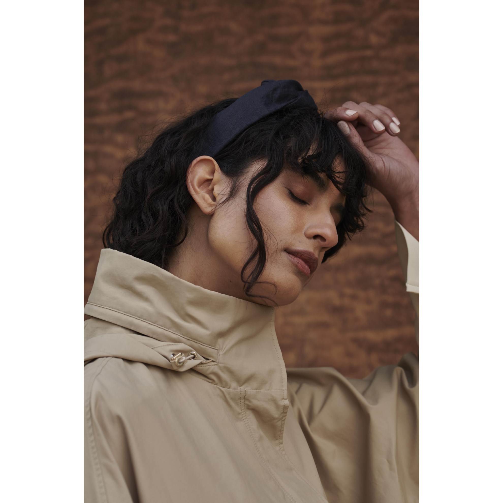 Monk & Anna headband // linen midnight_0