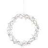 Závěsný svítící věnec CURLY 120x LED P.50 cm stříbrný_1