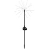 LED solární osvětlení Firework, SET/2ks, černé, 45x LED, ca. 25x60 cm_0