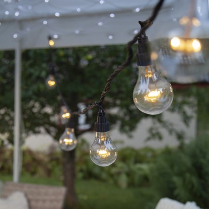 Venkovní světelný řetěz System LED, ca. 500 cm, 10x LED, 50 cm od sebe_1