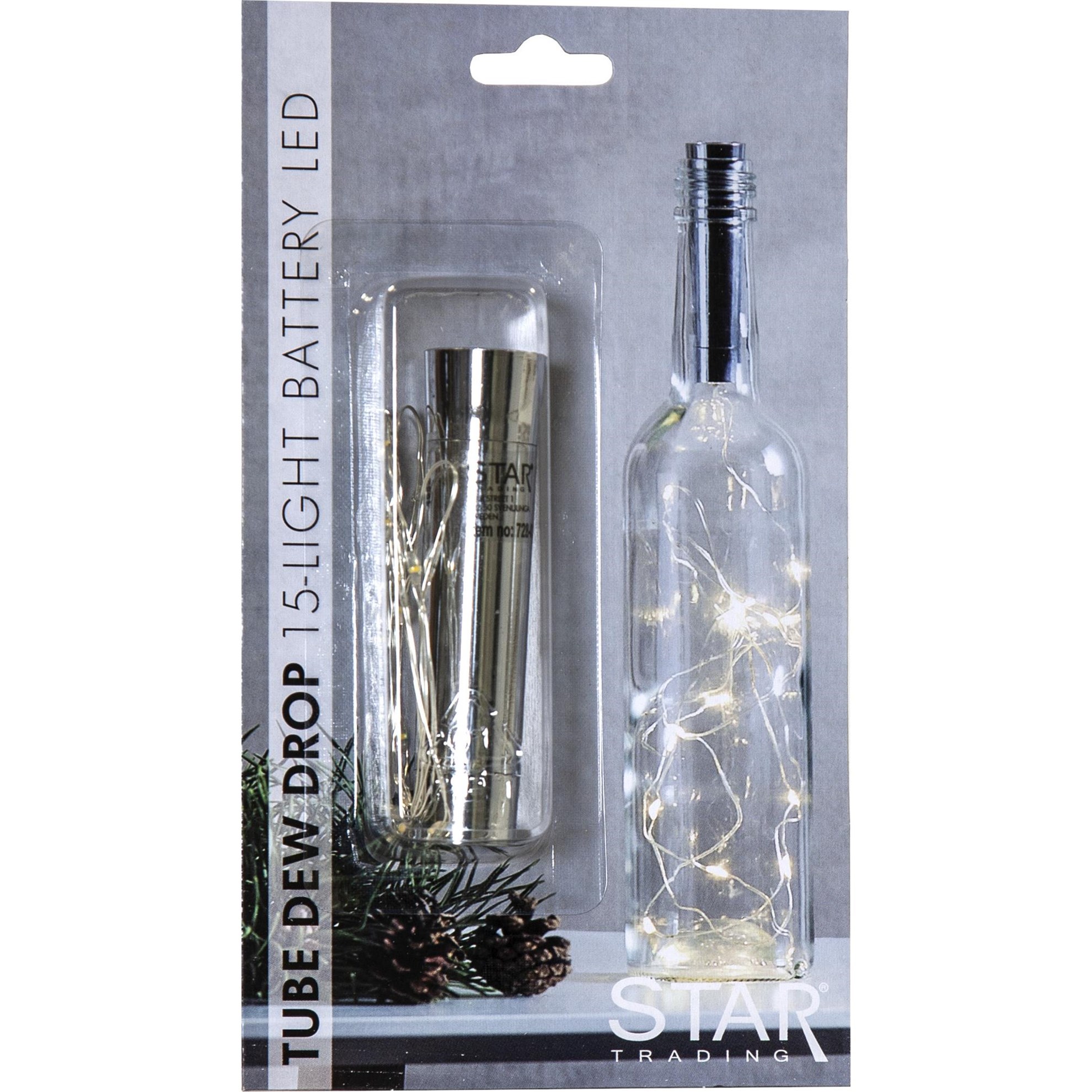 Světelná dekorace DEW DROP 15x LED stříbrný_1