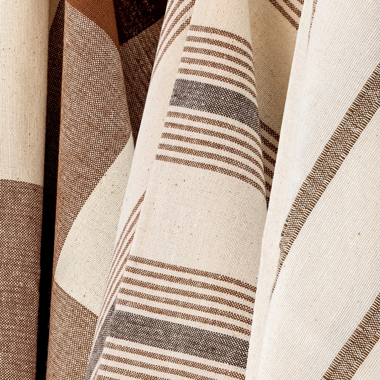 Kuchyňské utěrky PAPAYA SET/3ks hnědé_1