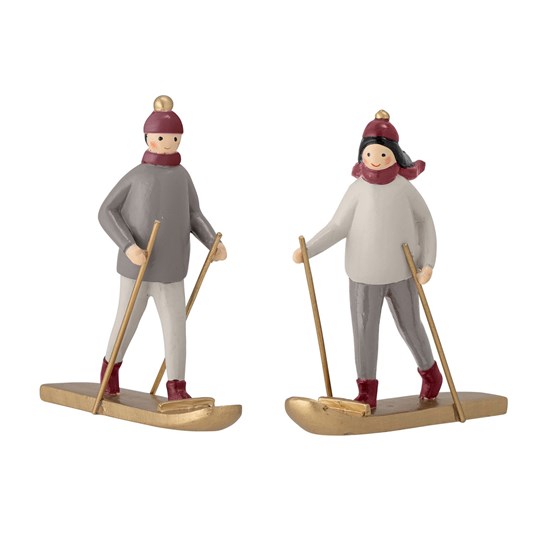Vánoční figurky lyžaři Franci SET/2ks_0