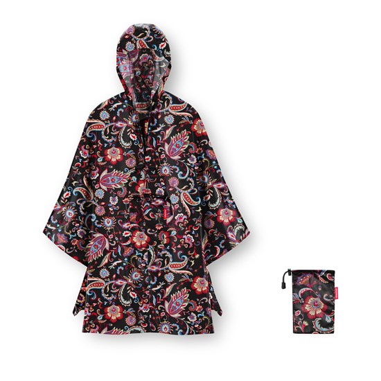 Skládací pláštěnka Mini Maxi Poncho paisley black_5