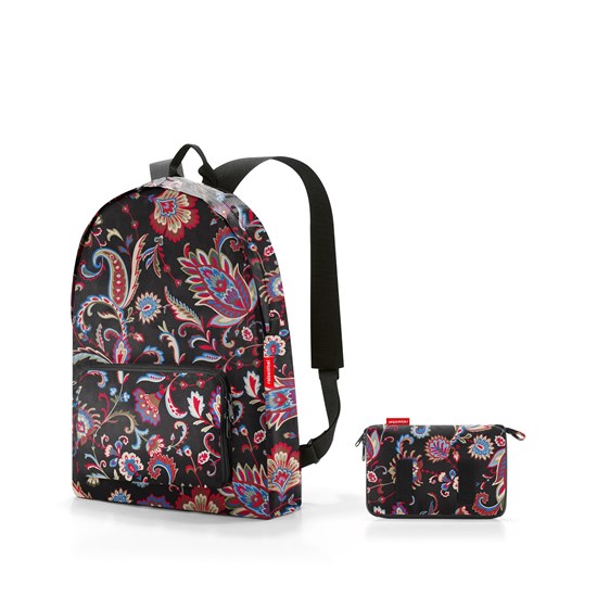 Skládací batoh Mini Maxi Rucksack paisley black_5