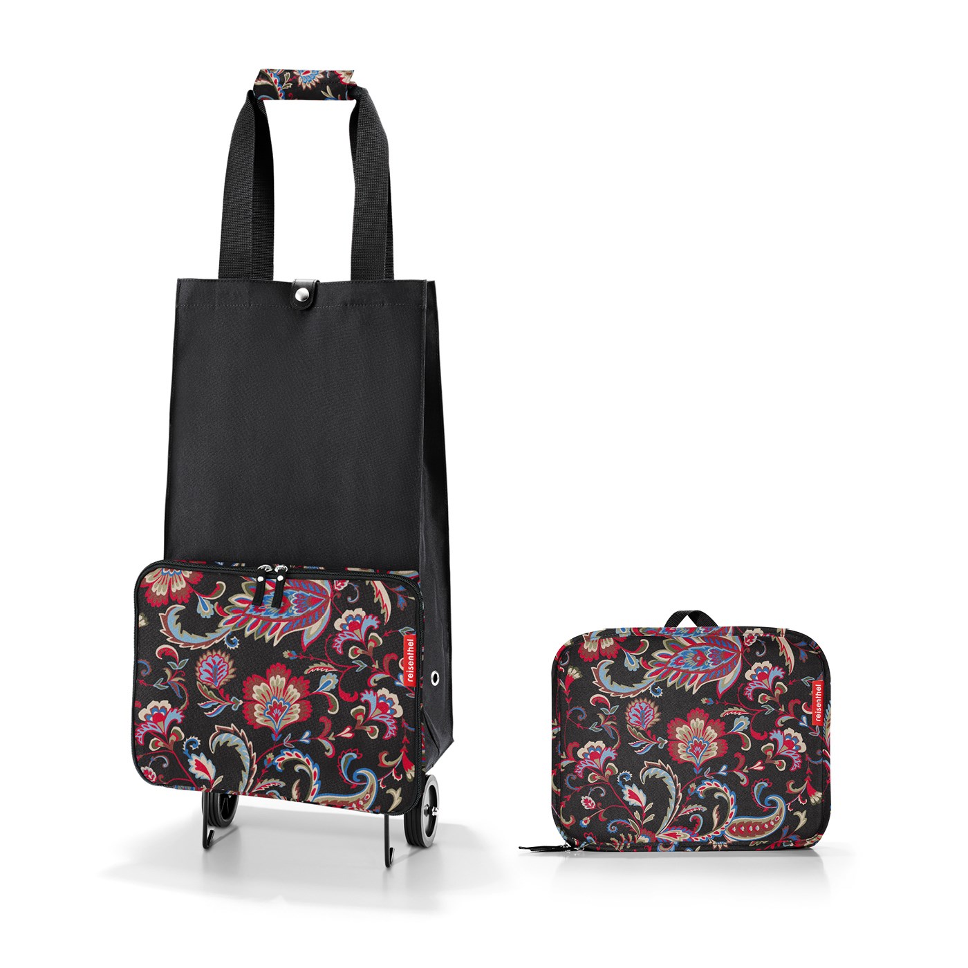 Taška na kolečkách Foldabletrolley paisley black_0