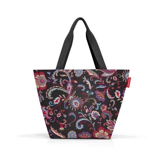 Taška přes rameno Shopper M paisley black_5