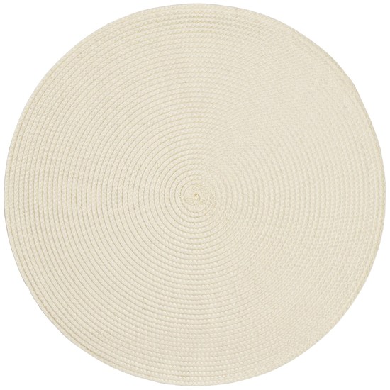 Prostírání kulate 38 cm krémové_0