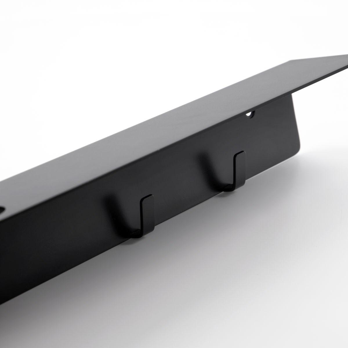 Držák na dávkovače MERAKI s háčky 50 cm černý_1