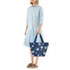 Taška přes rameno Shopper M garden blue_3