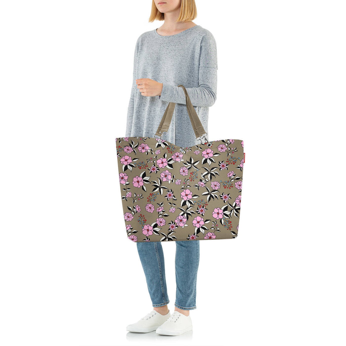 Taška přes rameno Shopper XL garden taupe_4