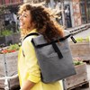 Batoh Rolltop Backpack twist silver_0