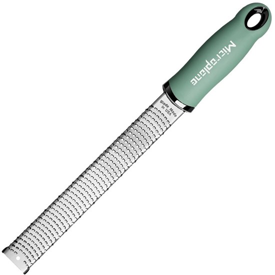 Struhadlo Microplane PREMIUM ZESTER jemné s rukojetí zelené_2