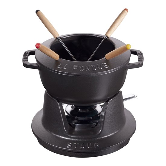 STAUB set na Fondue P. 16 cm černý_4