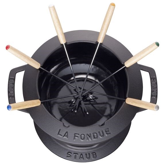 STAUB set na Fondue P. 18 cm černý_1