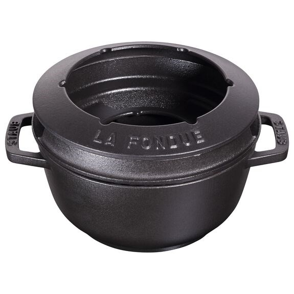 STAUB set na Fondue P. 18 cm černý_2