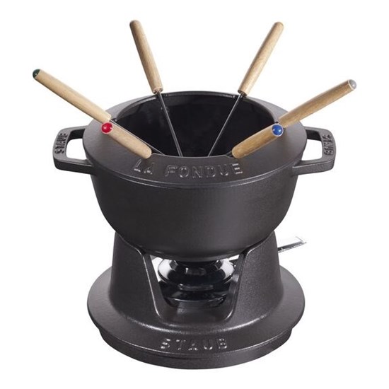 STAUB set na Fondue P. 18 cm černý_4