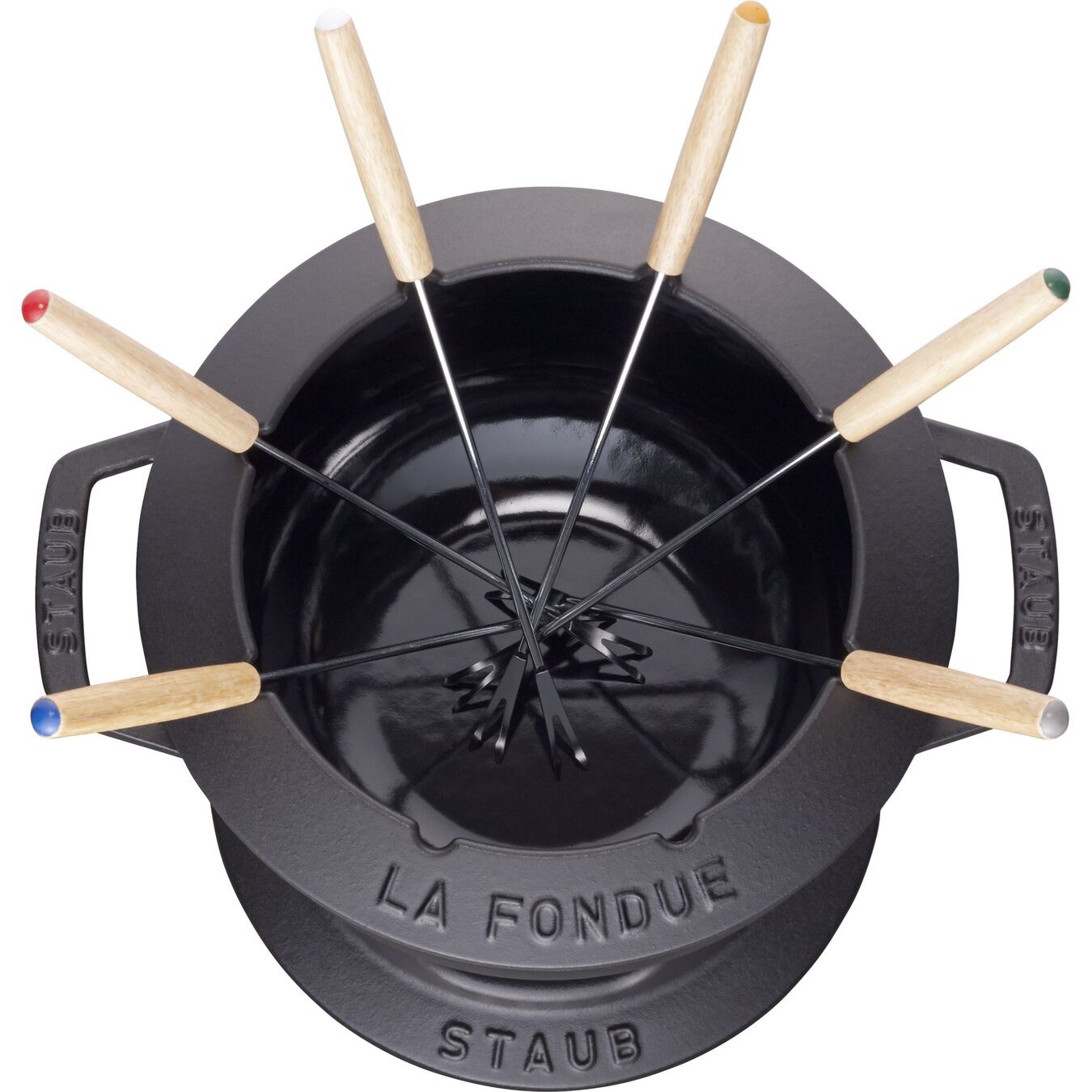 STAUB set na Fondue P. 20 cm černý_3