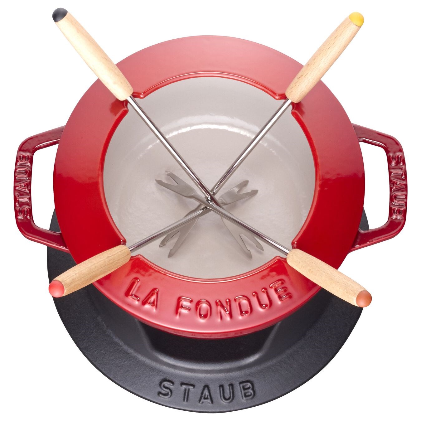 STAUB set na Fondue P. 16 cm červený_2