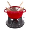 STAUB set na Fondue P. 16 cm červený_6