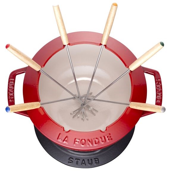 STAUB set na Fondue P. 18 cm červené_0