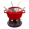 STAUB set na Fondue P. 20 cm červený_5