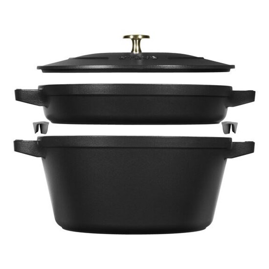 Litinová sada STAUB 24 cm SET/3ks  černá_6