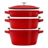 Litinová sada STAUB 24 cm SET/4ks červená_7