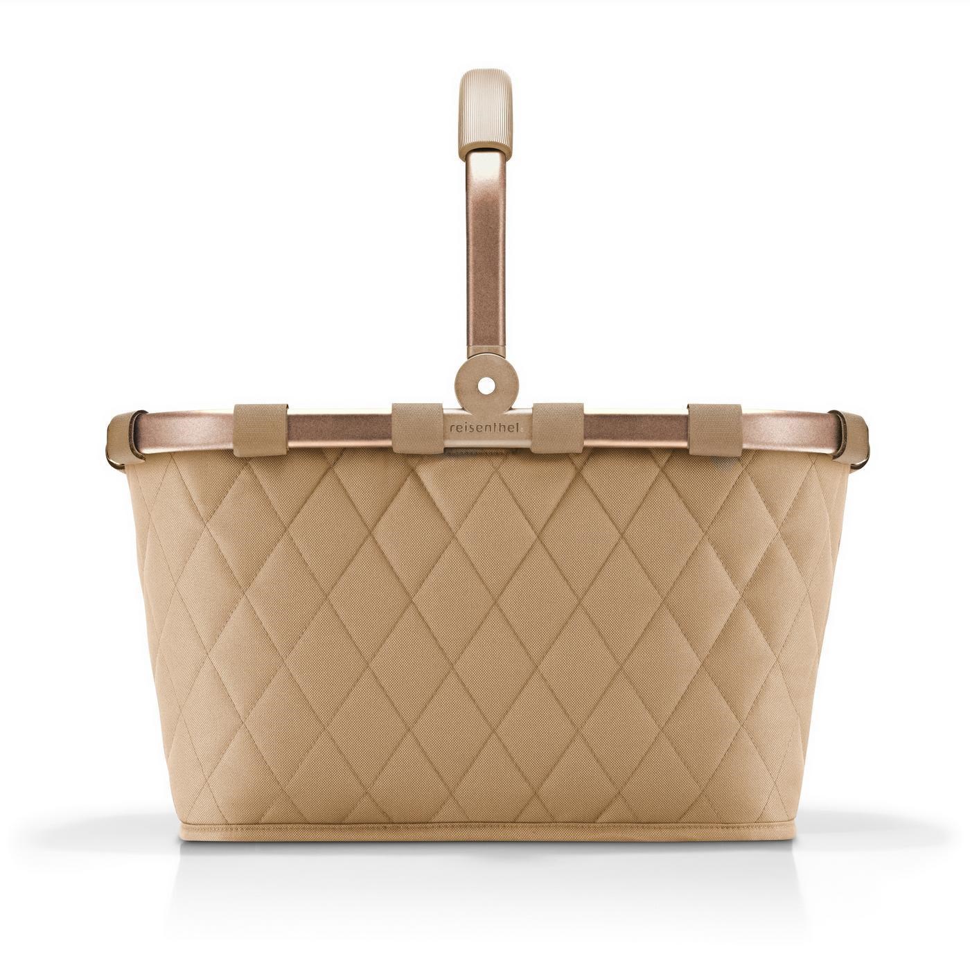 Nákupní košík Carrybag frame rhombus ginger_0