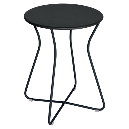 Odkládací stolek COCOTTE V.45 cm - Liquorice (černá, jemná struktura)_0