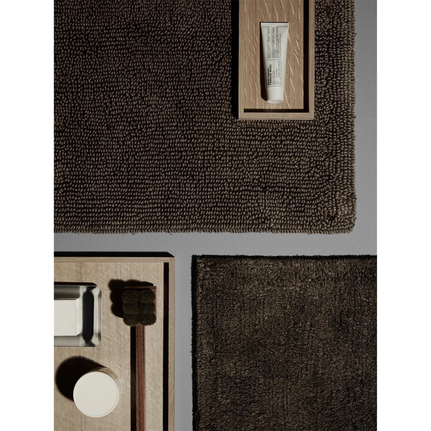 Koupelnová předložka TWIN 60x60 cm hnědá_1