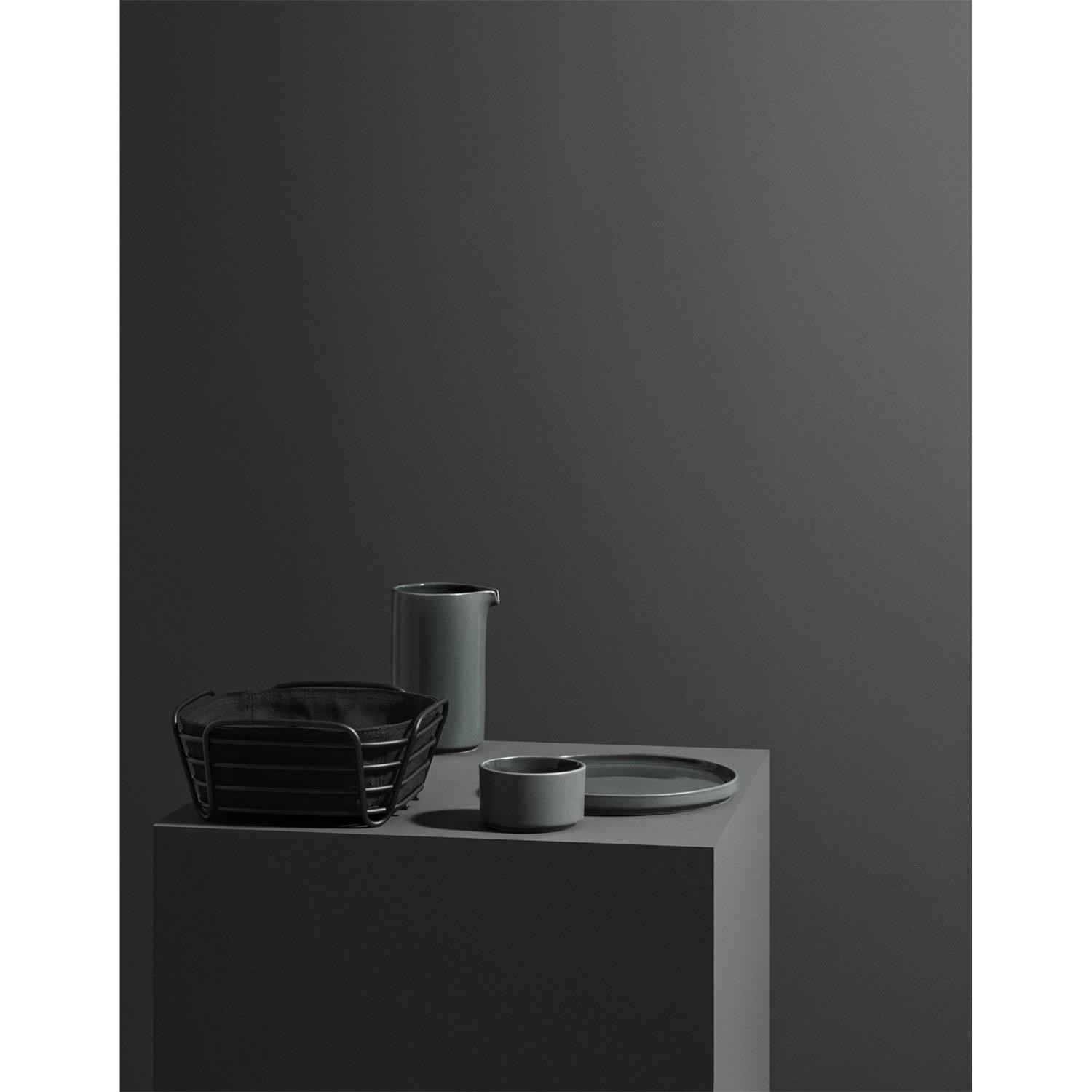 Ošatka na pečivo DELARA oválná černá_0