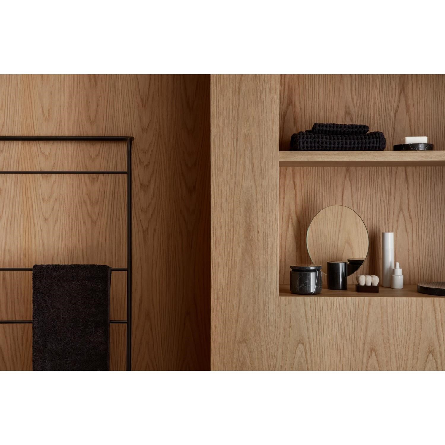 Ručník vaflový CARO 50x100 cm černý_1