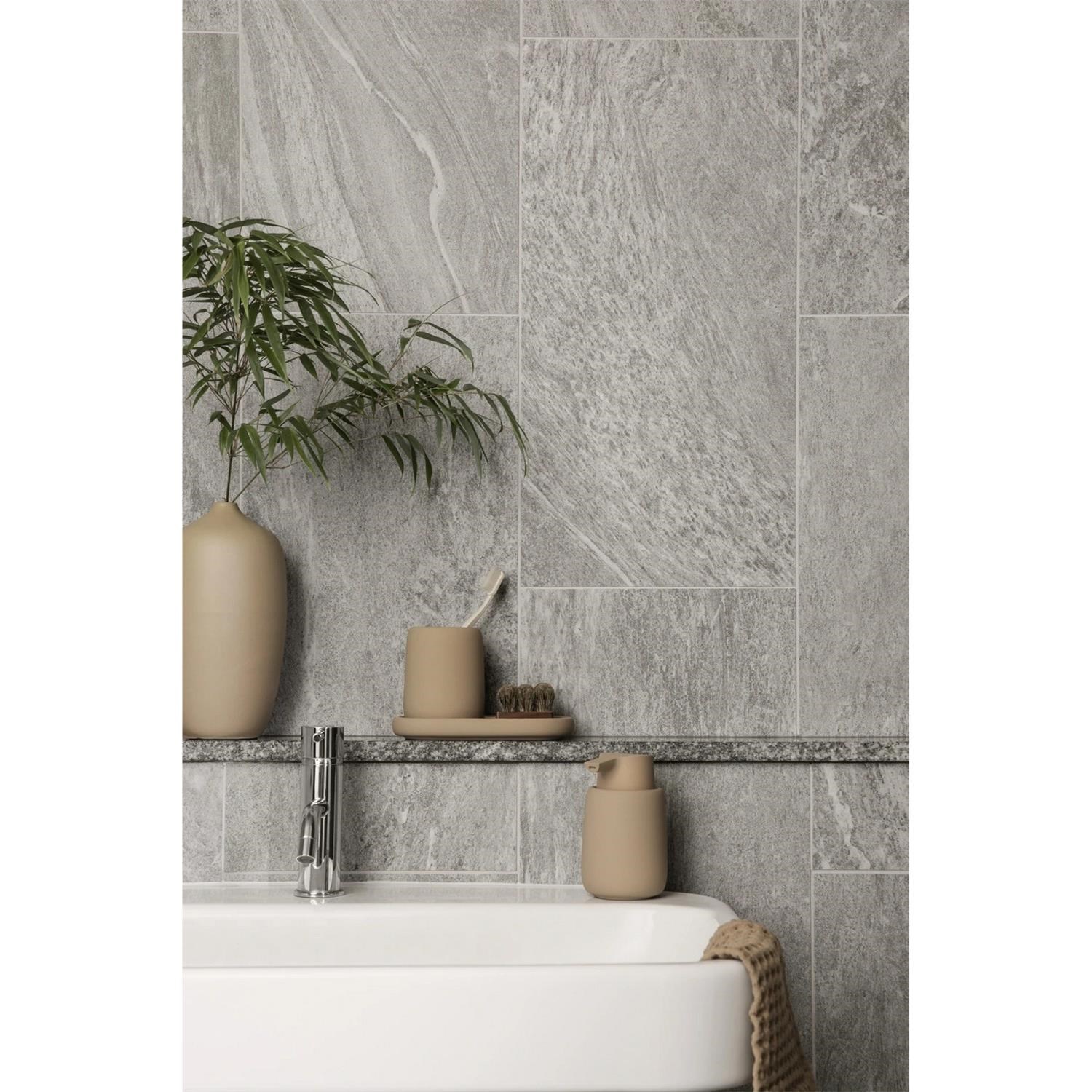 Váza CEOLA 25 cm hnědá nomad_5