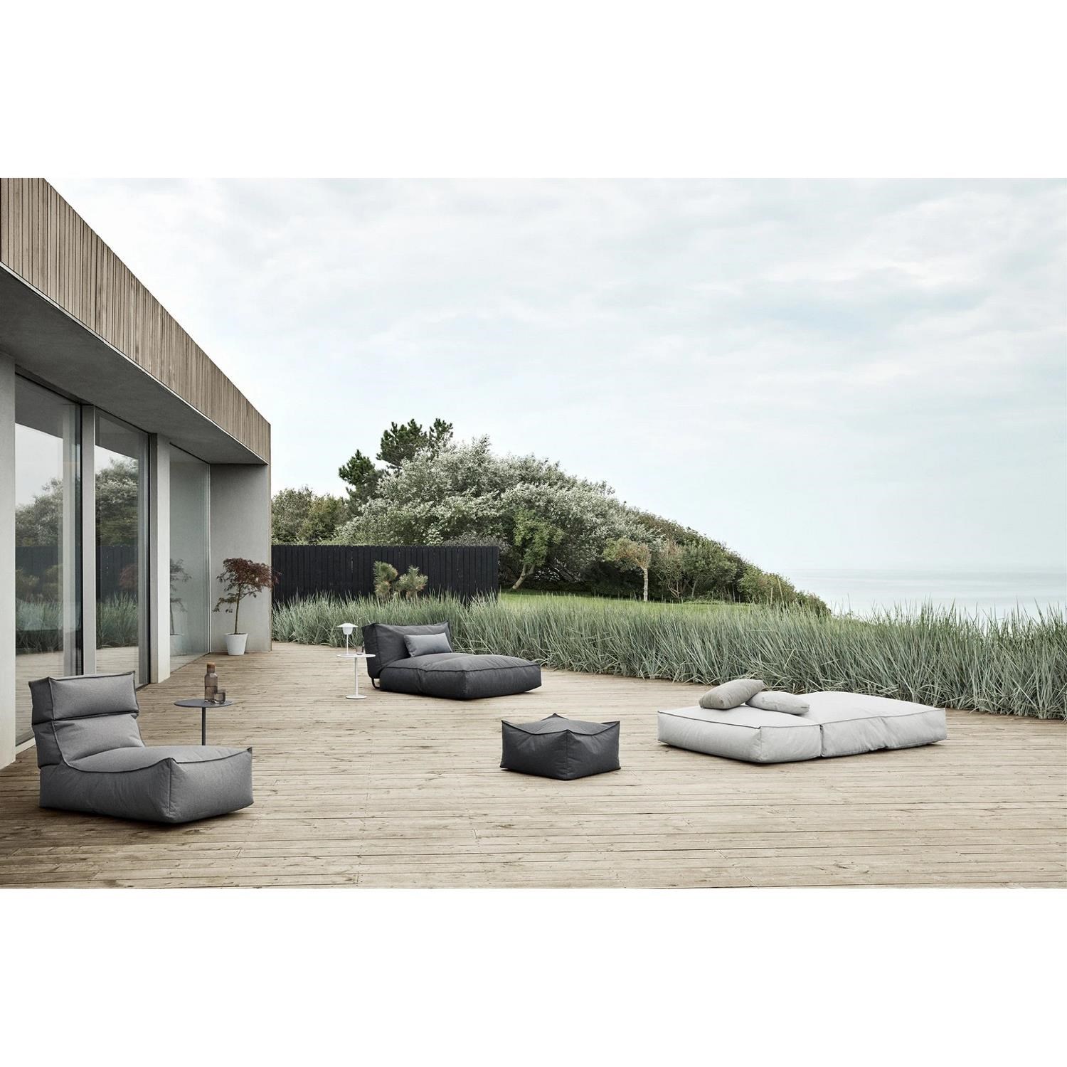 Venkovní polohovací lehátko STAY 80 cm šedé_3