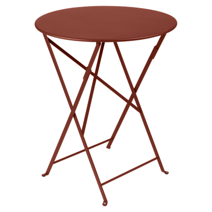 Skládací stolek BISTRO P.60 cm - Red ochre (jemná struktura)_0