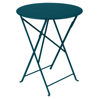 Skládací stolek BISTRO P.60 cm - Acapulco Blue (jemná struktura)_0