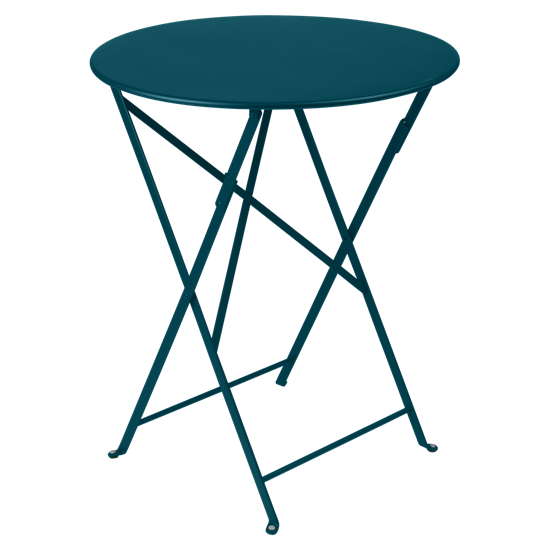 Skládací stolek BISTRO P.60 cm - Acapulco Blue (jemná struktura)_0