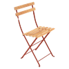 Skládací židle BISTRO NATURAL - Red Ochre_0