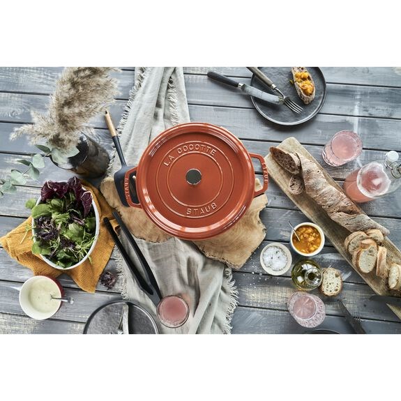 Hrnec STAUB  kulatý 28 cm skořicový 6,7l_4