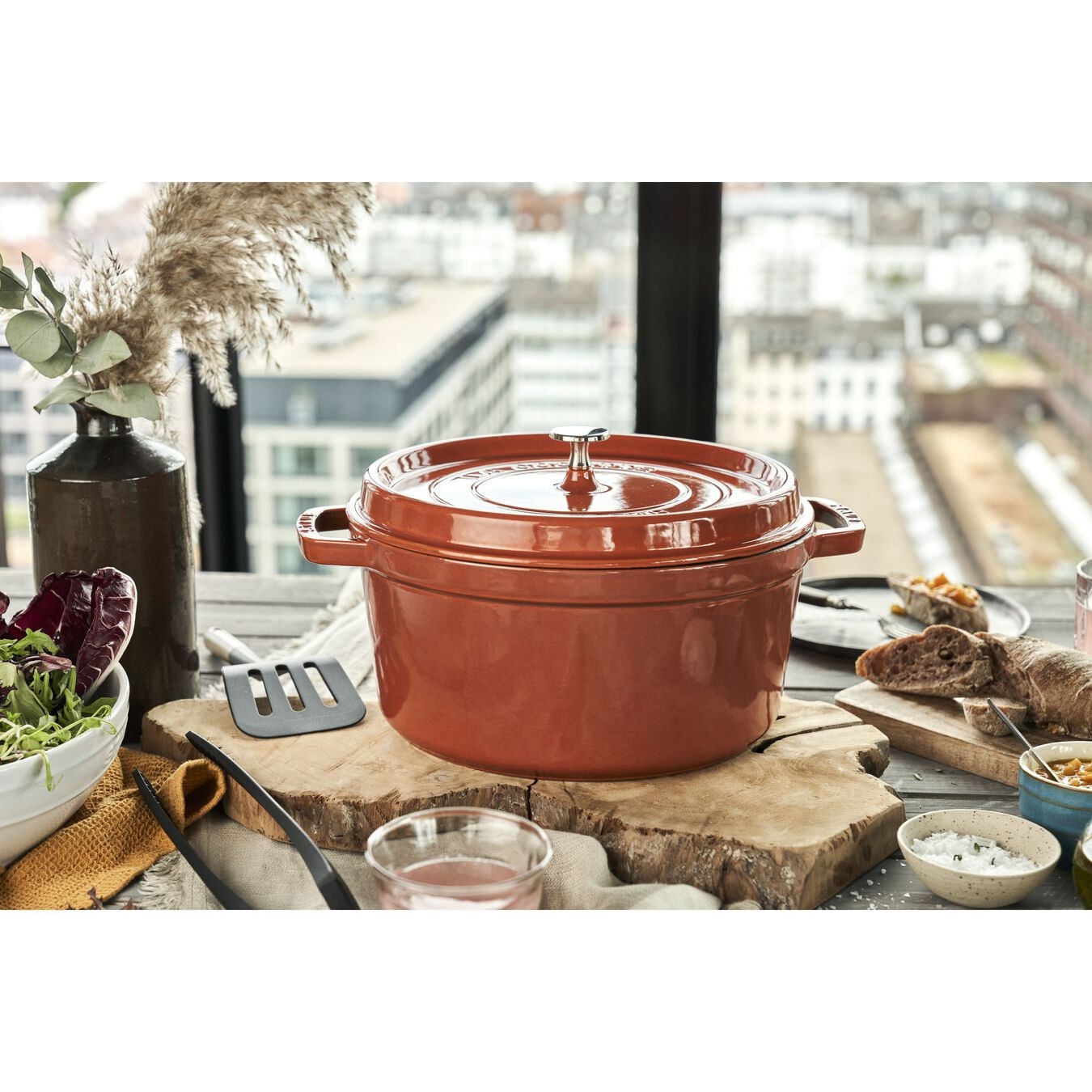 Hrnec STAUB  kulatý 28 cm skořicový 6,7l_5