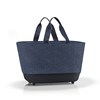 Skládací nákupní košík Shoppingbasket herringbone dark blue_1