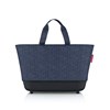 Skládací nákupní košík Shoppingbasket herringbone dark blue_5